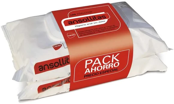 ANSOLLITAS WIPES PACK 2 x 50 units