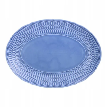 Ovalus serviravimo indas Sofia 34 cm, safyro mėlynumo
