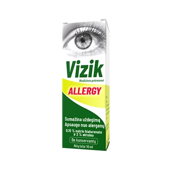 VIZIK akių lašai ALLERGY, 10 ml