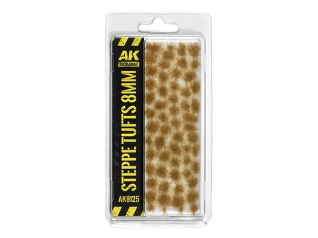 AK Interactive - STEPPE TUFTS 8MM, AK8125