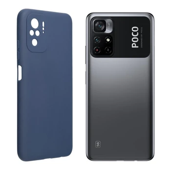 iLike Xiaomi Poco M4 Pro 5G Silicone case Blue