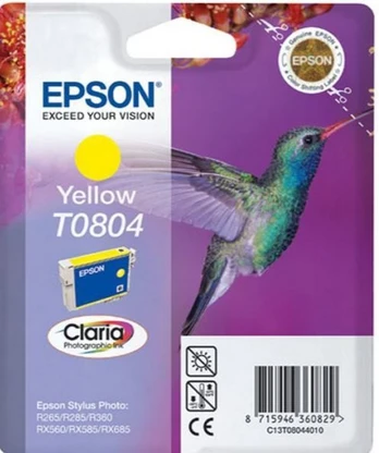 Spausdintuvo kasetė Epson T0804, geltona