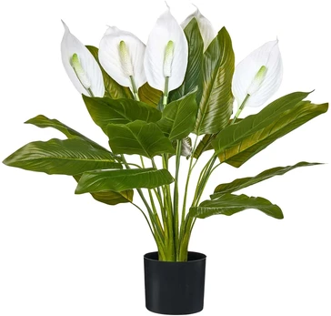 Beliani Dirbtinis augalas SPATHPHYLLUM 70 cm žalias