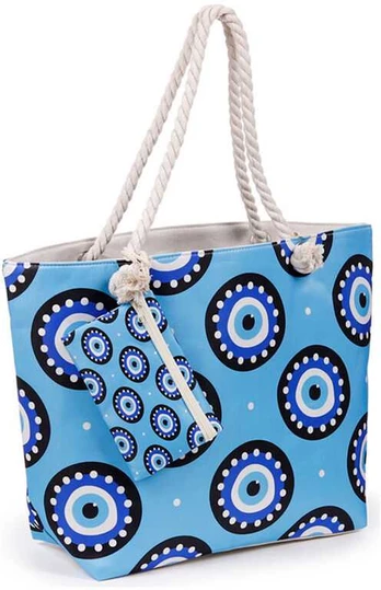 Puckator Turkish eye beach bag