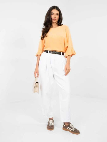 Italy Moda Kelnės-MI-SP-2690.00-balta