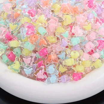 Plastikiniai karoliukai, Butterfly type 100pcs
