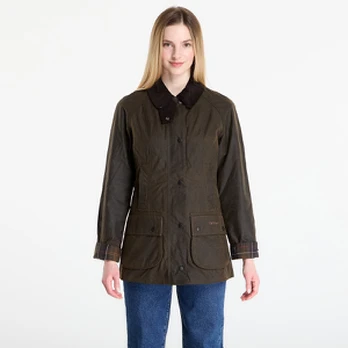 Barbour Classic Beadnell Wax Jacket Olive - Dydis 8 (LWX0668OL71 Striukės)