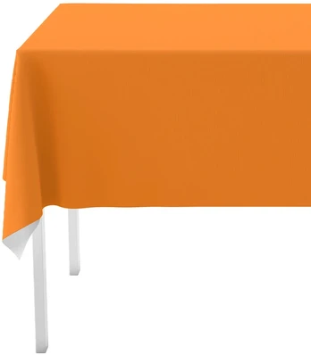 Oranžinė staltiesė – Šventės dekoracija