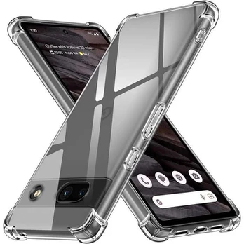 Coque për Google Pixel 7a - Antichok Apsauga TPU Minkštas Permatomas Phonillico®