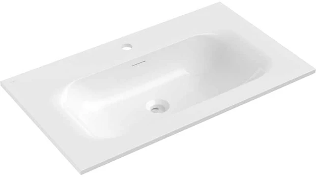 Praustuvas Mexen Vela, 81 x 46,5 cm, Baltas glossy