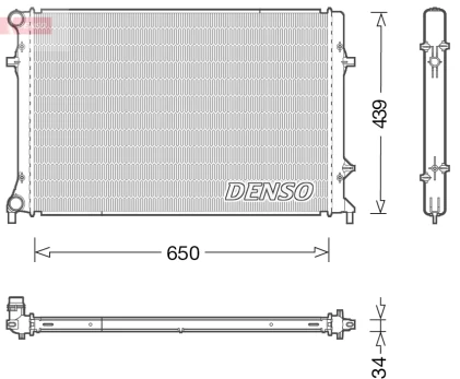 Variklio radiatorius DENSO DRM32042