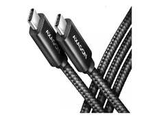 AXAGON Data and charging USB4 Gen 3x2 cable, 1 m | BUCM3-CM15AB | USB Type C - USB Type C kaina