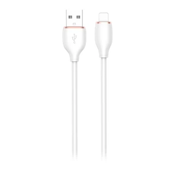 Naujos prekės // Kabel USB-A - Lightning Miccell VQ-D09, 3A, 1,5m, biały