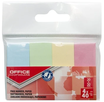 Lipnūs lapeliai Office Products, 40 vnt