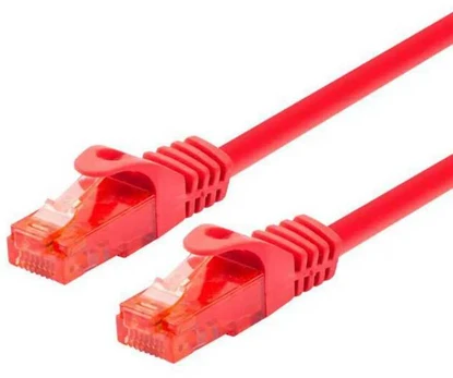 LOGON LOGON Cat6 UTP 7m kabelis sieciowy Raudona