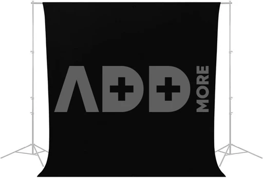 Caruba Wrinkle Resistant Backdrop 2,60 x 3 Meter Zwart