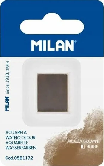 Milan Akvareliniai Dažai Kubelyje, Ruda Spalva
