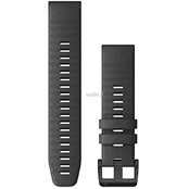 Acc,fenix 6 solar 22mm QuickFit Slate Gray Silicone Band kaina