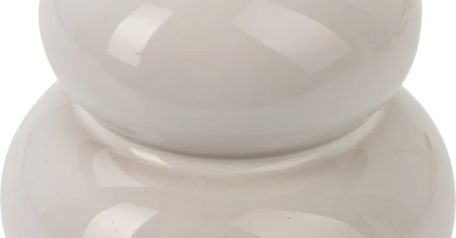 Vaza, 12 cm, baltos sp.
