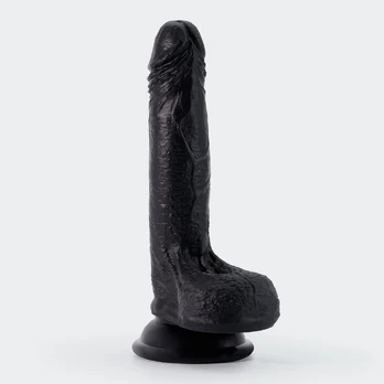 CRUSHIOUS INVIKTUS 7 skysto silikono dildo juodas