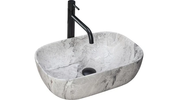 Pastatomas praustuvas REA LIVIA STONE 46,5x33,5x13,5