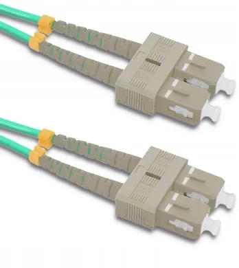 Qoltec Šviesolaidinis patchcord Sc/upc-sc/upc Multimode 50/125 Om4 Duplex 1m