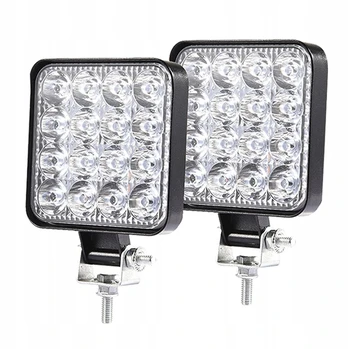 Darbinis žibintas 16 led halogeninis 48w 12v 24v led