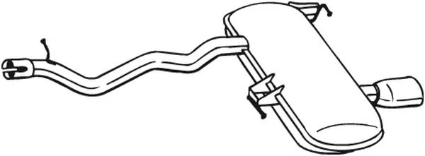 BOSAL BOS278-673 Exhaust system rear silencer