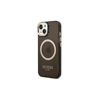 Dėklas Guess Translucent MagSafe GUHMP14MHTCMK iPhone 14 Plus Juodas