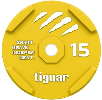Tiguar spalvotas guminis bumper 15 kg