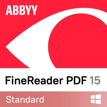 PDF redagavimo programa ABBYY FineReader PDF 15 Standard, ESD, 1 vartotojui, 1 metų licencija
