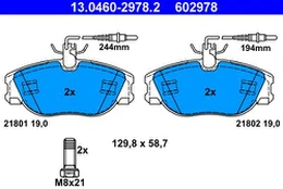 ATE 13.0460-2978.2 Brake pad set