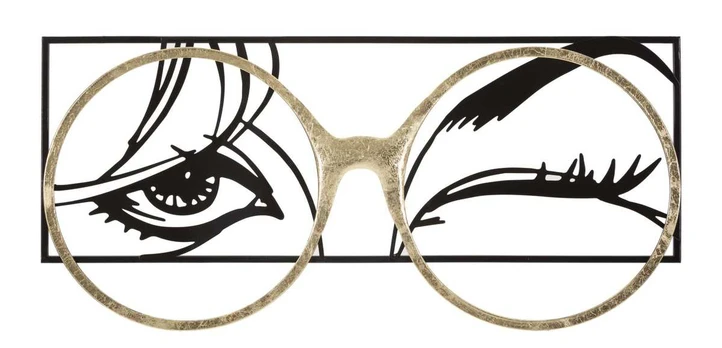 Sienų dekoro skydelis Eyewear, 89,5 × 41,3 × 3,8 cm