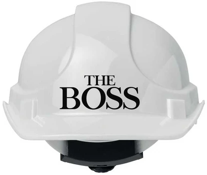 Statybinis šalmas "The boss"