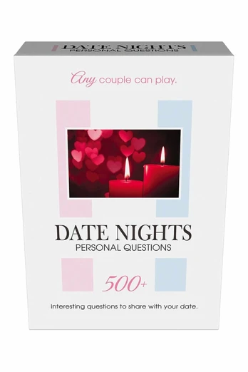 DATE NIGHTS Personal Questions Game - 500+ Conversation Starters Set