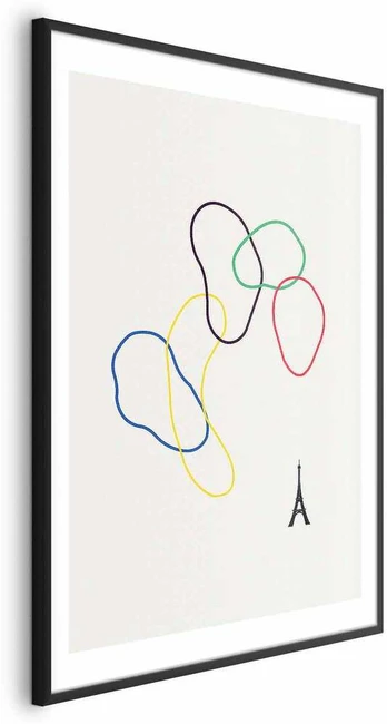 Artgeist Plakatas - Colorful Circles - digital graphic - minimalism