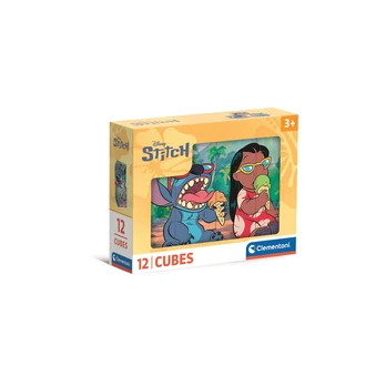 Clementoni CLE Cubi klocki 12 Stitch 41347