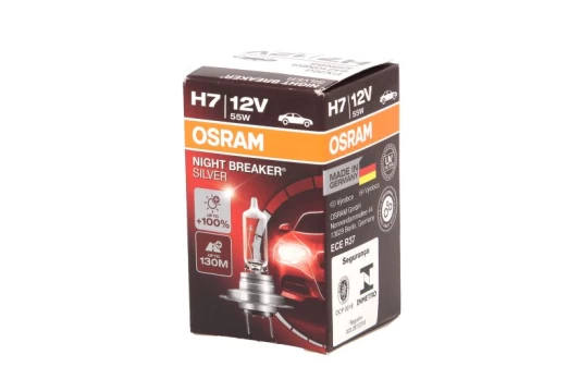 Osram lemputės Sidabrinis +100%, H7, 55W