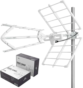 Antena DVB-T2 Spacetronik EOS UHF Baltas