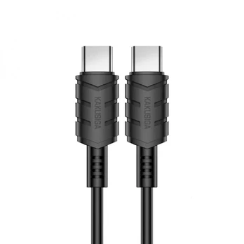 iKaku KSC-716 Type-C to Type-C PD60W fast charging data cable 2m Black