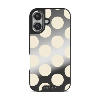Spot On - iPhone 16 Case, Elite Mirror Dark (MagSafe) / Silver