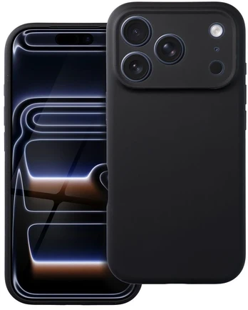 Case for iPhone 18 Pro Max / 17 Pro Max Forcell F-Protect Rubber Premium compatible with MagSafe juodas