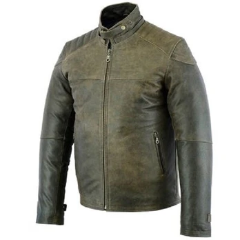 Moto striukė Choppers, ruda, 4XL
