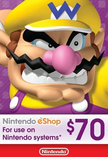eShop Card 70 USD Nintendo