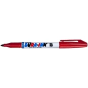 Markeris DURA-INK15, raudonas, 1 mm kaina