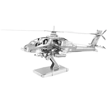 Metal Earth Ah-64 Apache sraigtasparnio modelis 3d