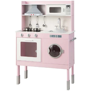 Bonideco Select Vaikų virtuvė 71x29x101cm., rožinės spalvos