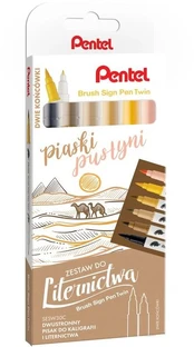 Pisaki Pentel Sign Pen Twin SESW3