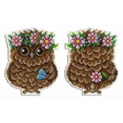 Cute Owlet SR-344 - Siuvinėjimo rinkinys