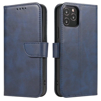 Atverčiamas dėklas Magnet Case Elegant Poco M4 Pro 5G Mėlynas